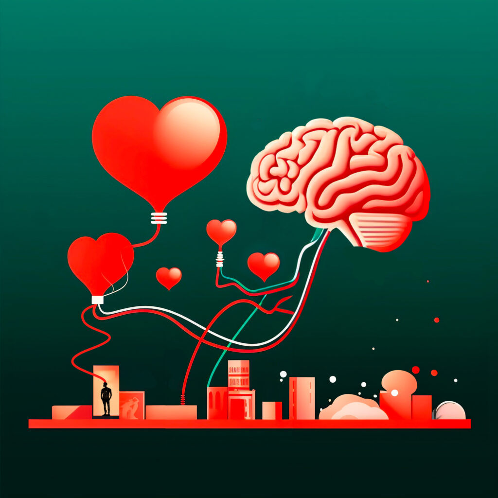 redroom les émotions du coeur connectées au cerveau